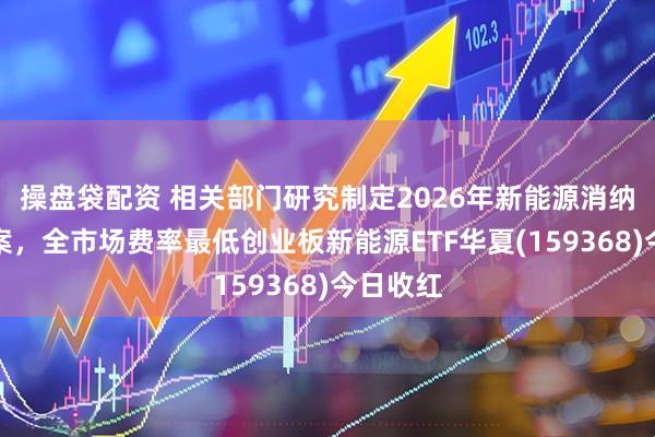 操盘袋配资 相关部门研究制定2026年新能源消纳工作方案，全市场费率最低创业板新能源ETF华夏(159368)今日收红